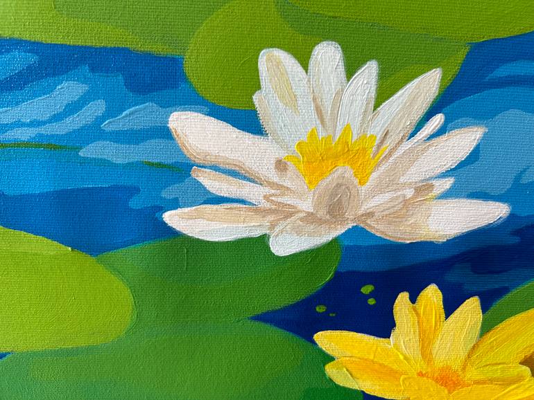 Original Abstract Expressionism Landscape Painting by Alexandra Dobreikin