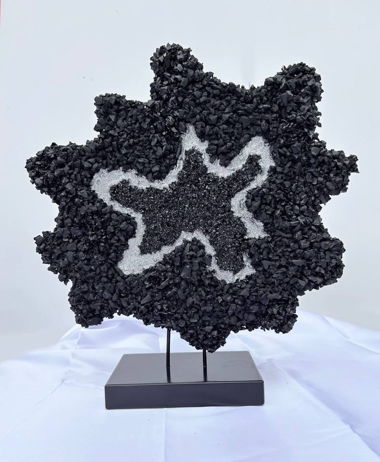 Original Abstract Expressionism Abstract Sculpture by Alexandra Dobreikin