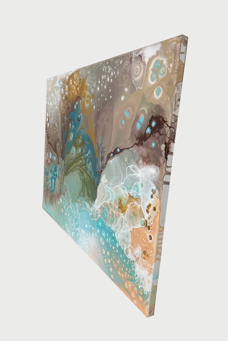 Original Abstract Expressionism Landscape Painting by Alexandra Dobreikin