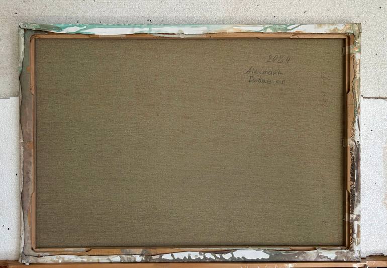 Original Abstract Expressionism Landscape Painting by Alexandra Dobreikin