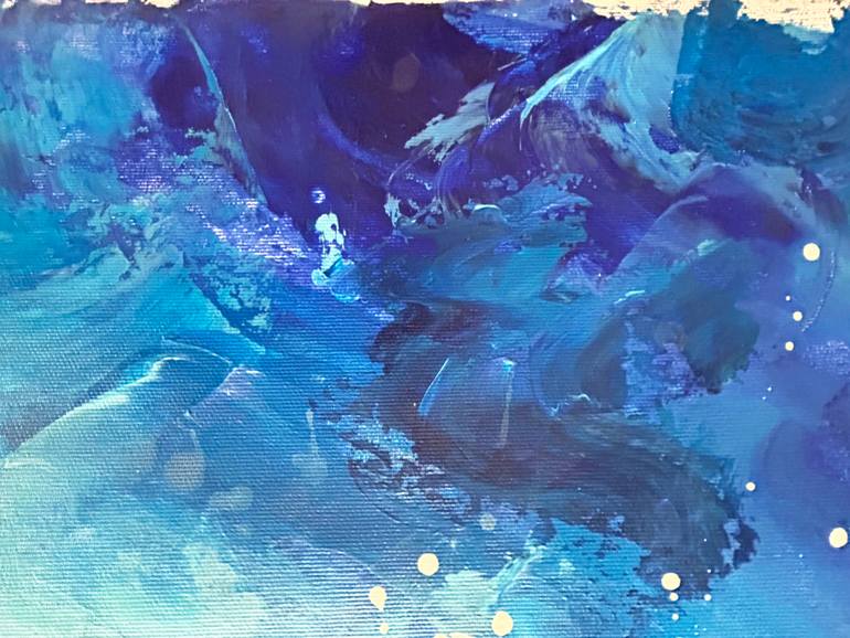 Original Abstract Expressionism Abstract Painting by Alexandra Dobreikin