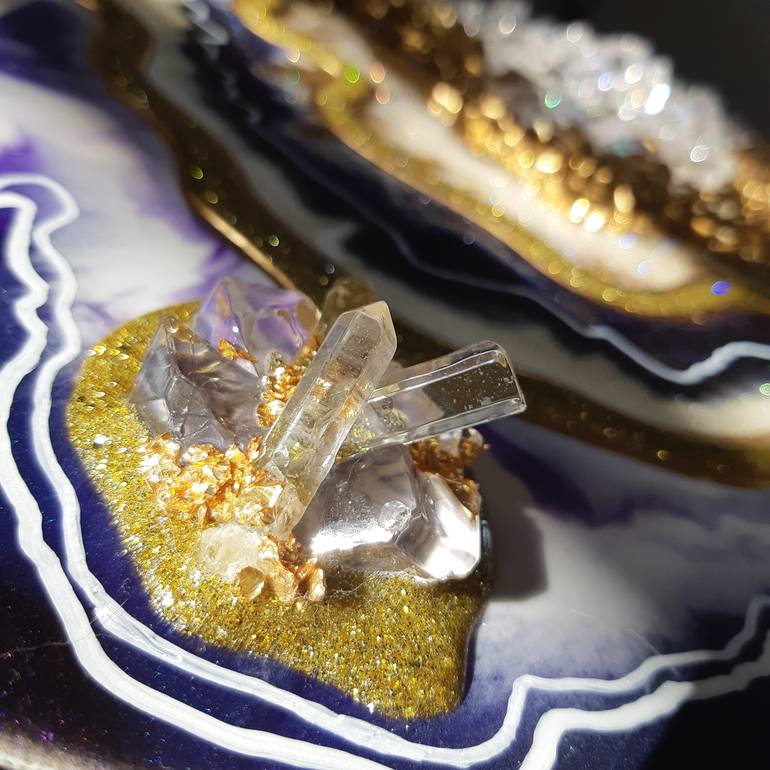 Original Abstract Nature Painting by Alexandra Dobreikin