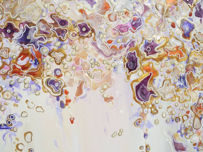 Original Abstract Expressionism Abstract Painting by Alexandra Dobreikin