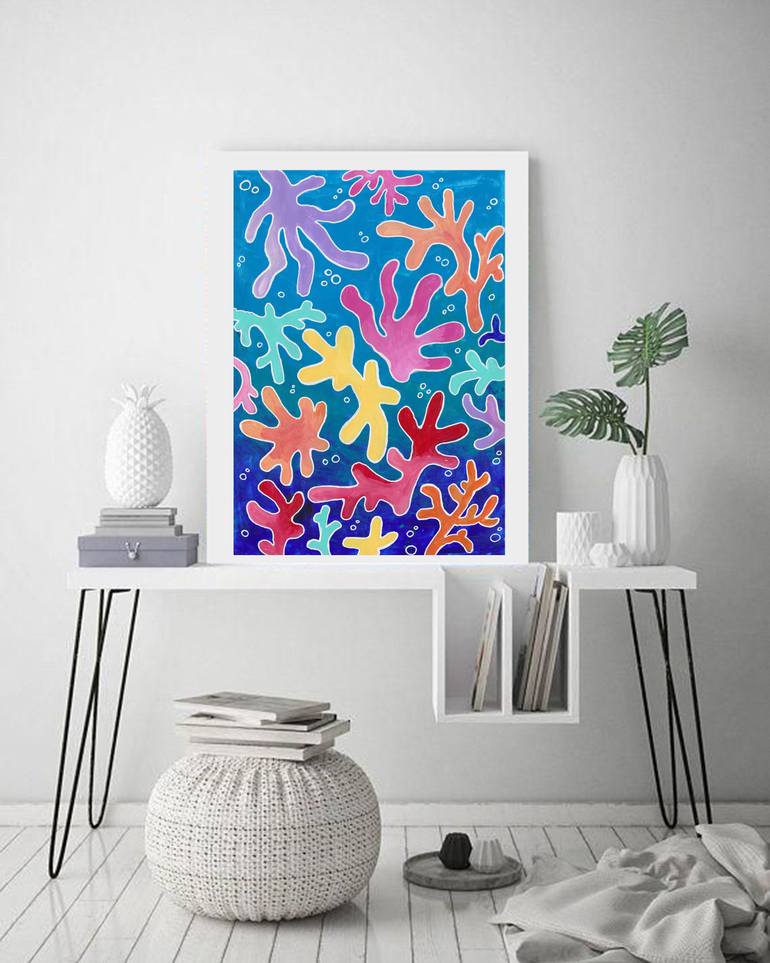 Original Abstract Expressionism Nature Painting by Alexandra Dobreikin