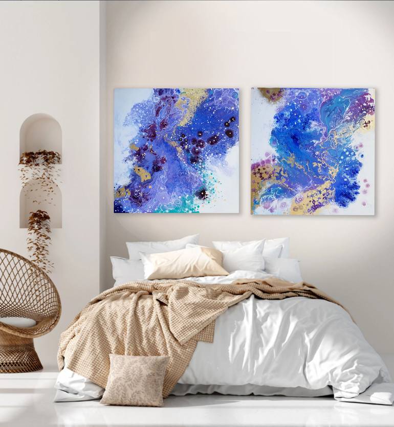 Original Abstract Painting by Alexandra Dobreikin