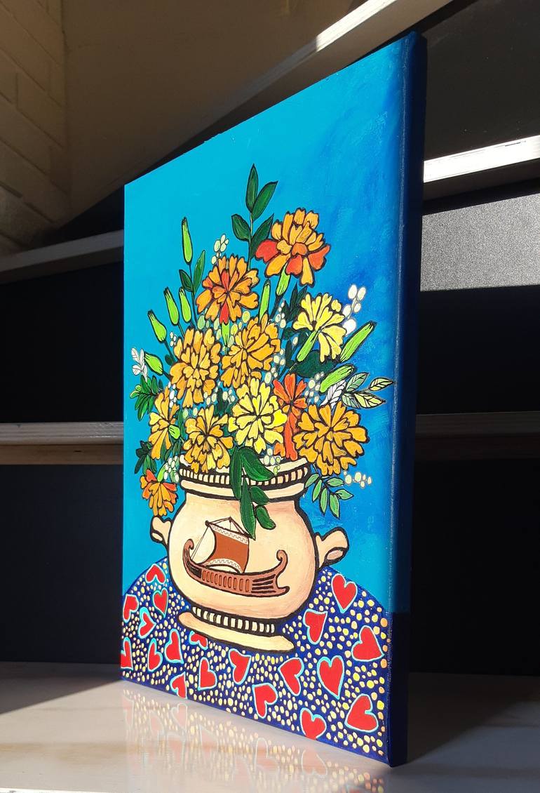 Original Still Life Painting by Alexandra Dobreikin