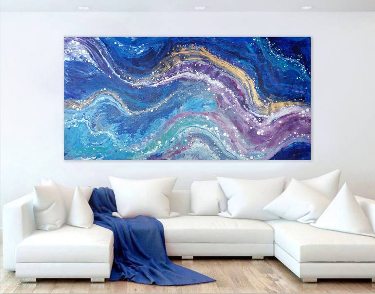 Original Abstract Painting by Alexandra Dobreikin