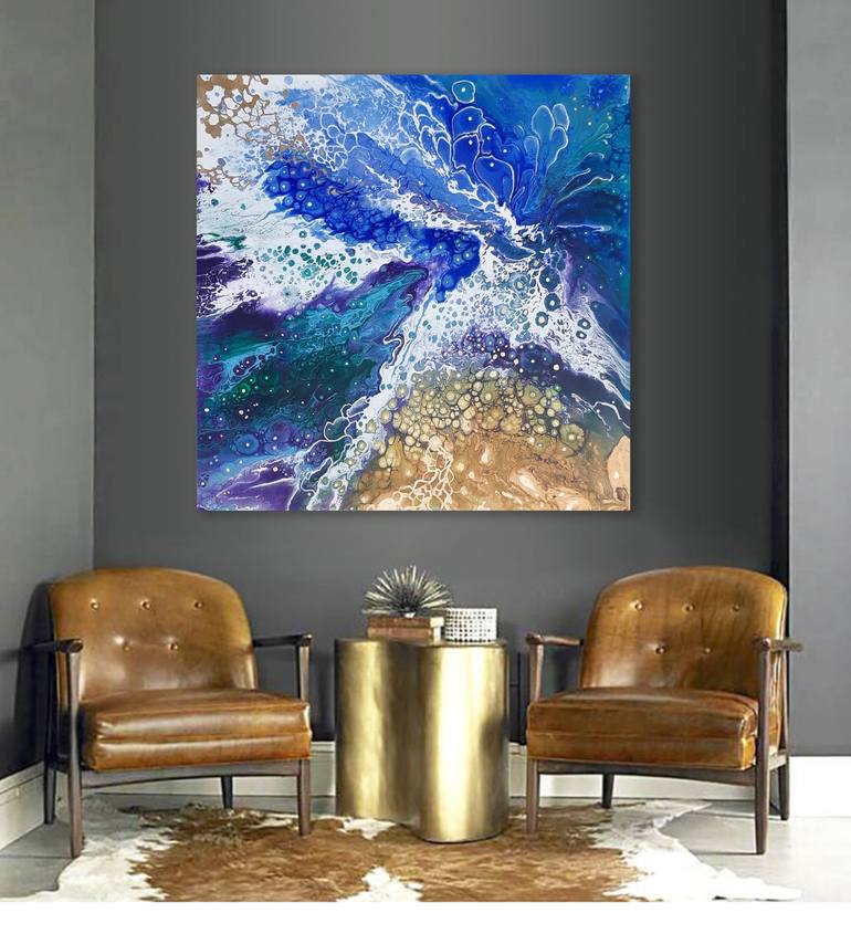 Original Abstract Painting by Alexandra Dobreikin