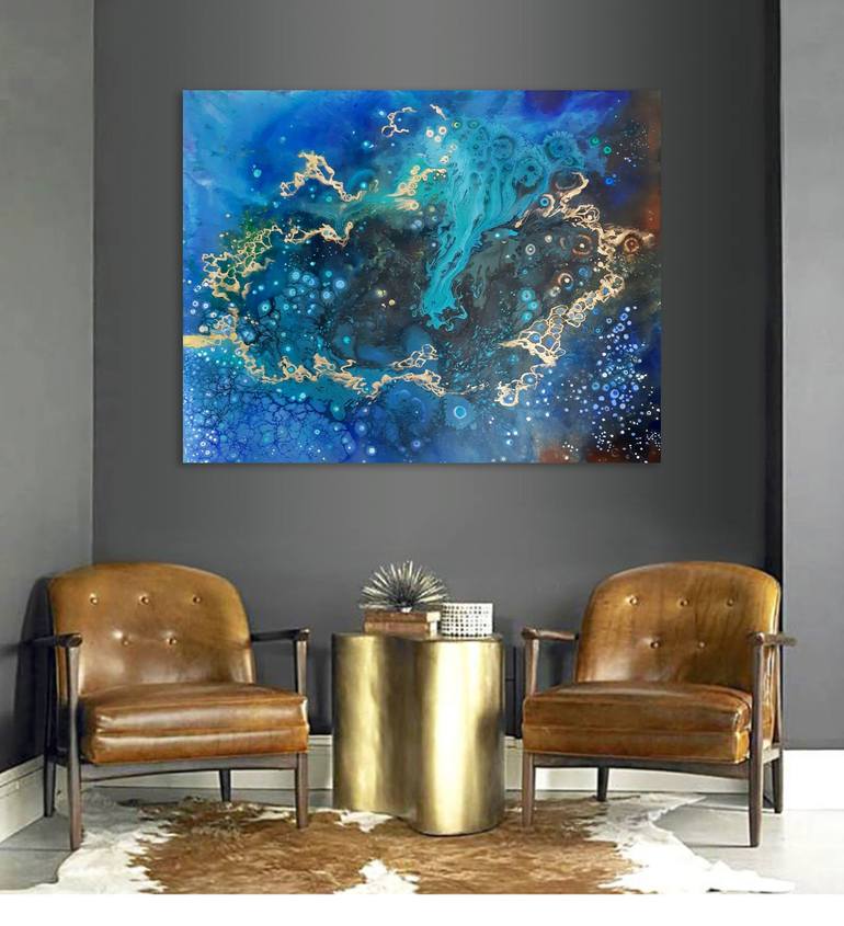 Original Contemporary Abstract Painting by Alexandra Dobreikin