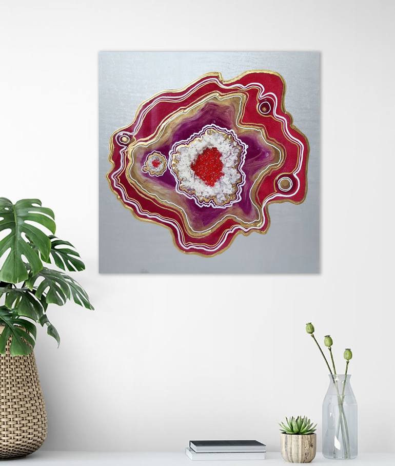 Original 3d Sculpture Nature Painting by Alexandra Dobreikin