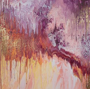 Original Abstract Expressionism Abstract Paintings by Alexandra Dobreikin