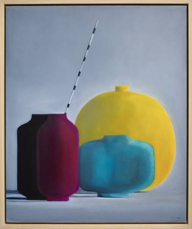 Original Still Life Paintings by PASCALE SOLA