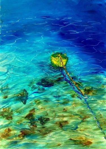 Print of Impressionism Sailboat Paintings by Oktay Alkan