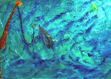 Print of Impressionism Boat Paintings by Oktay Alkan