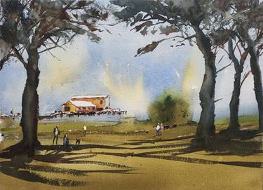 Print of Impressionism Landscape Paintings by Anand Sreenivasan