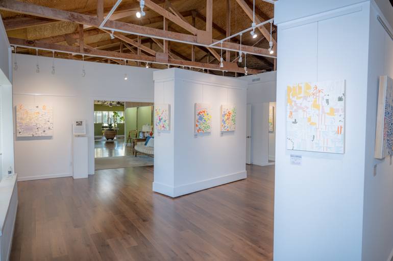 Original Abstract Expressionism Abstract Collage by Valerie Perreault