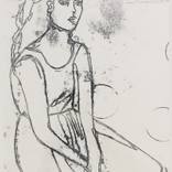 Creativity is Subtraction - Trace Monotype by Valerie Perreault