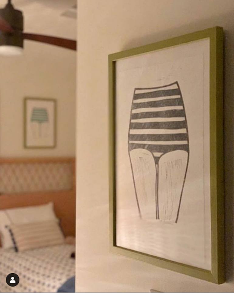 Original Beach Printmaking by Valerie Perreault