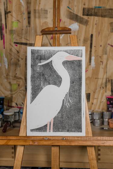 Heron by the Hammock - Limited Edition of 100 thumb