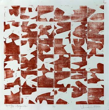 Original Abstract Printmaking by Valerie Perreault