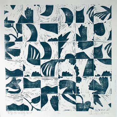 Original Abstract Printmaking by Valerie Perreault