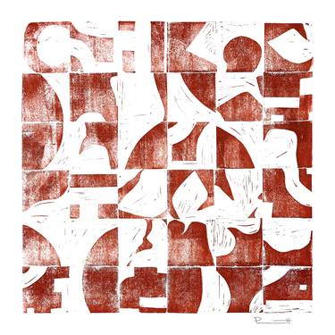 Original Modern Abstract Printmaking by Valerie Perreault