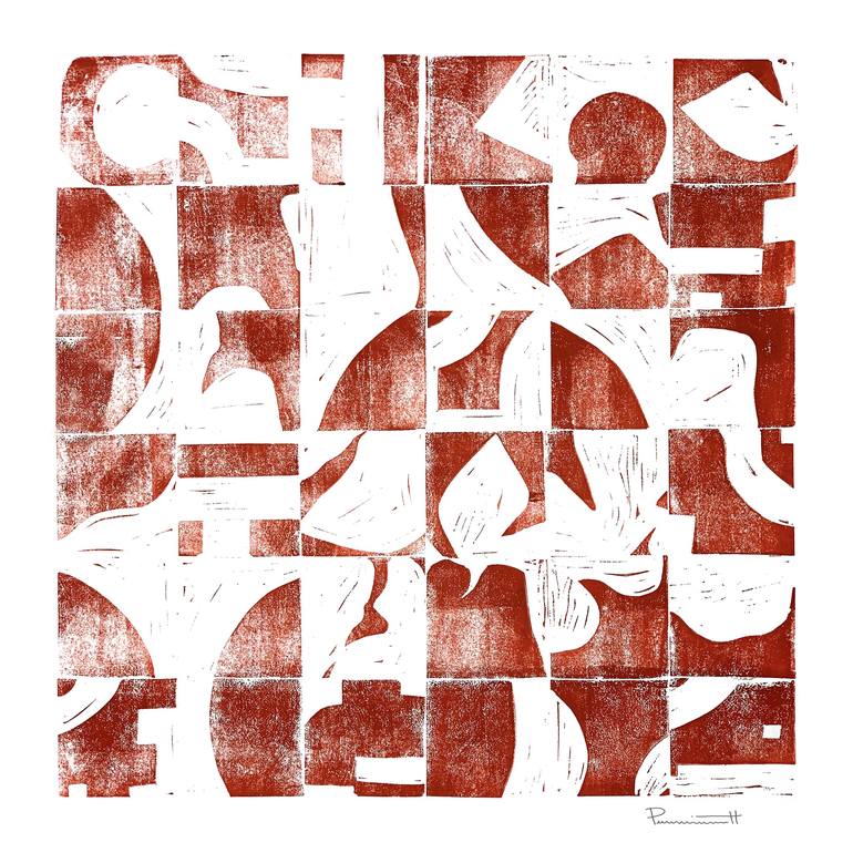 Print of Modern Abstract Printmaking by Valerie Perreault