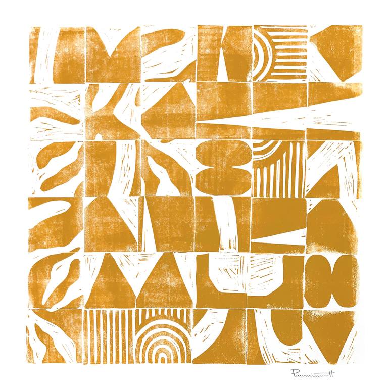 Print of Abstract Expressionism Abstract Printmaking by Valerie Perreault