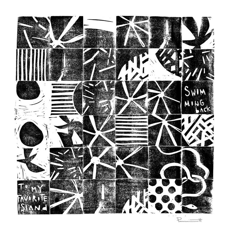 Print of Abstract Expressionism Abstract Printmaking by Valerie Perreault