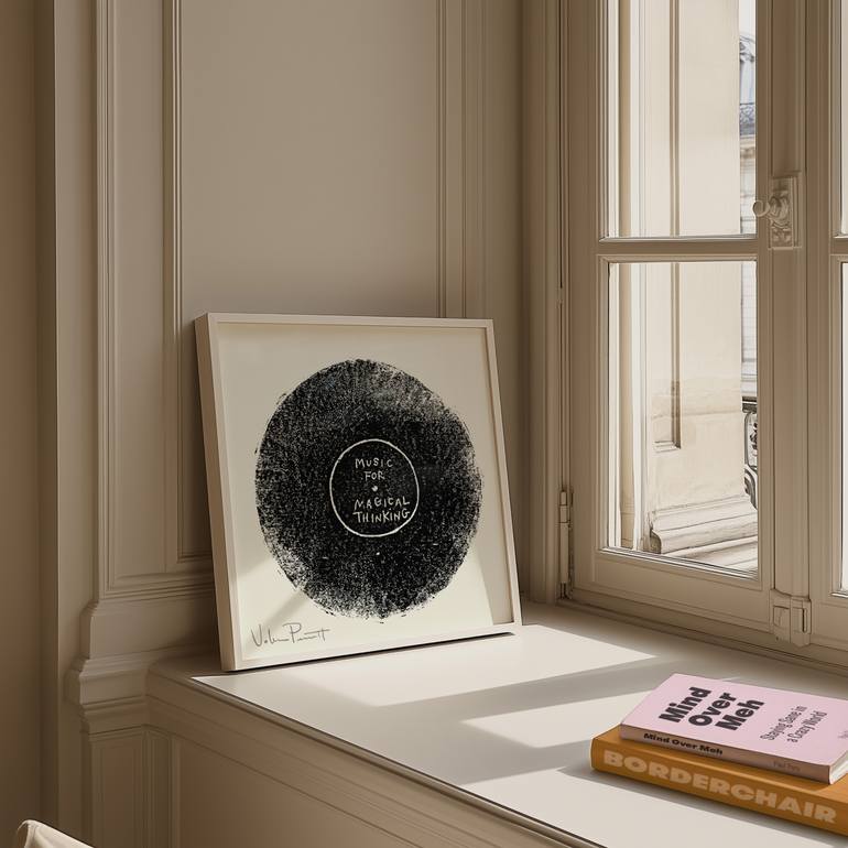 Original Modernism Music Printmaking by Valerie Perreault