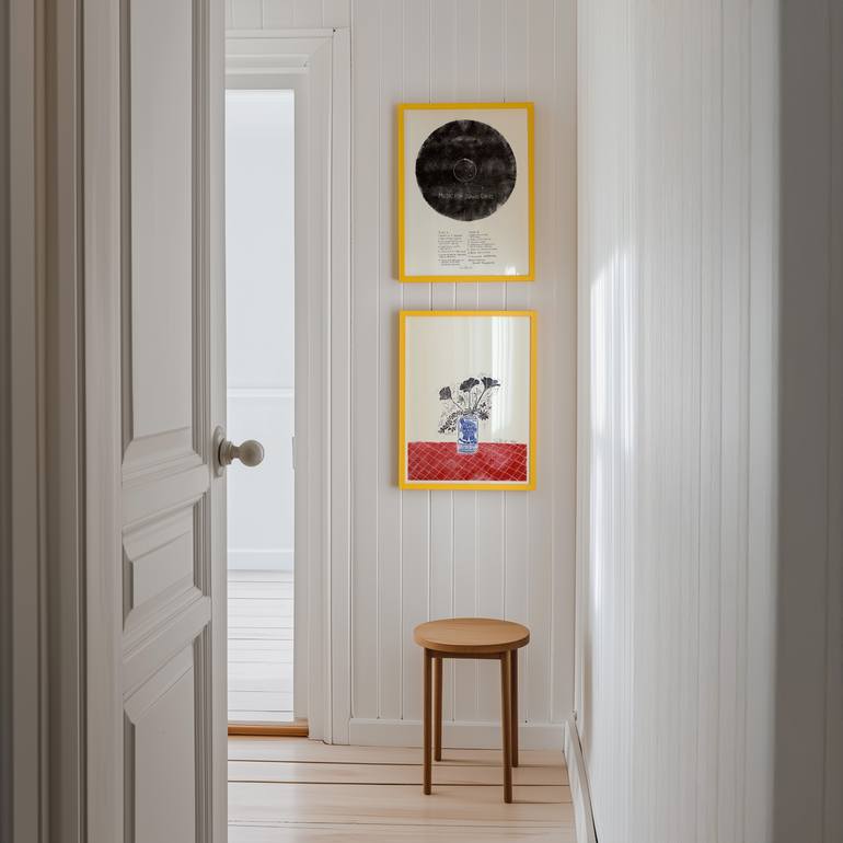 Original Modernism Music Printmaking by Valerie Perreault