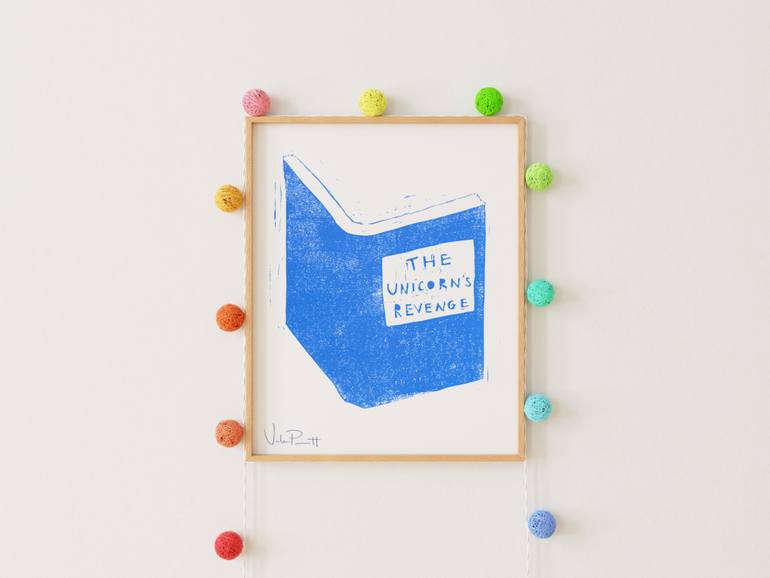 Original Modernism Humor Printmaking by Valerie Perreault