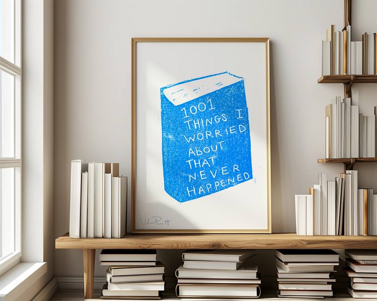 Original Modernism Humor Printmaking by Valerie Perreault