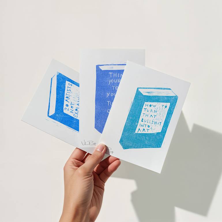 Original Modernism Humor Printmaking by Valerie Perreault