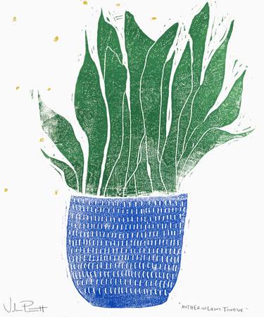 Original Modern Botanic Printmaking by Valerie Perreault