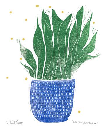 Original Modern Botanic Printmaking by Valerie Perreault