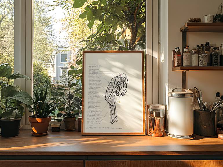 Original Modernism Women Printmaking by Valerie Perreault