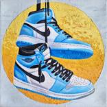 Jordan 1 Universal Blues by Rapheal Crump