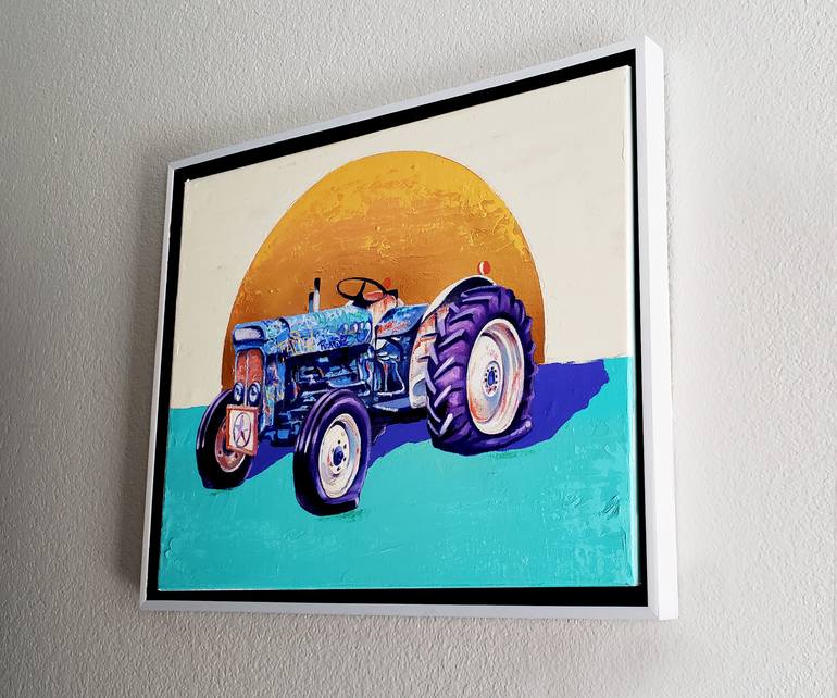 Original Expressionism Automobile Painting by Rapheal Crump