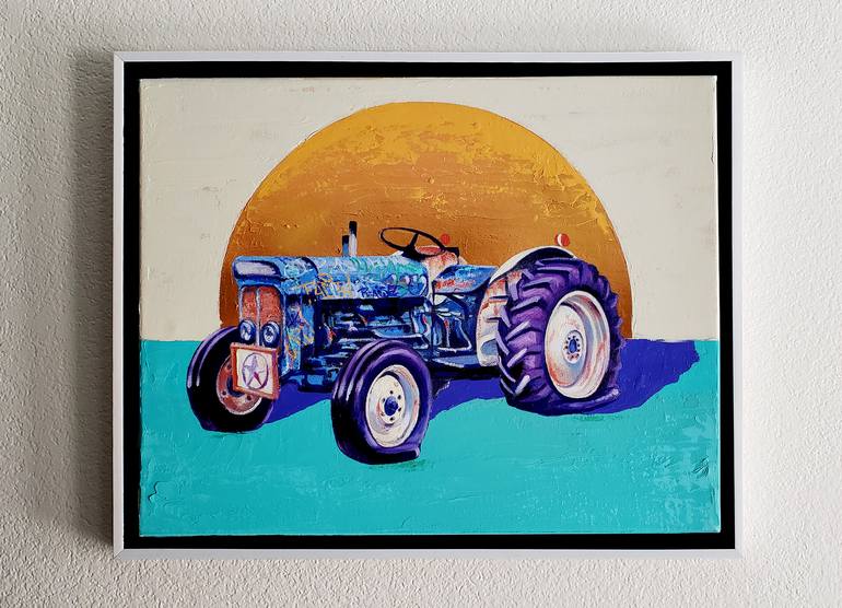 Original Automobile Painting by Rapheal Crump