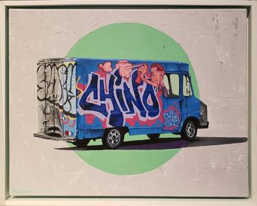 Saatchi Art Artist Rapheal Crump; Painting, “Art Trucks CHINO” #art