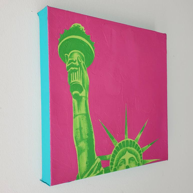 Original Contemporary Cities Painting by Rapheal Crump