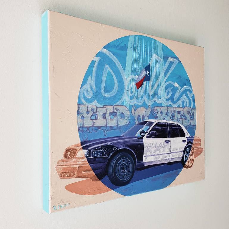 Original Contemporary Automobile Painting by Rapheal Crump