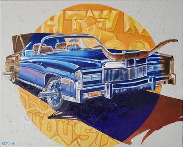 Original Contemporary Automobile Paintings by Rapheal Crump