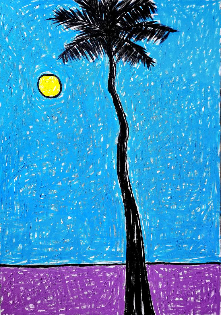With The Sea and The Sun Painting by Jose F Jimenez | Saatchi Art