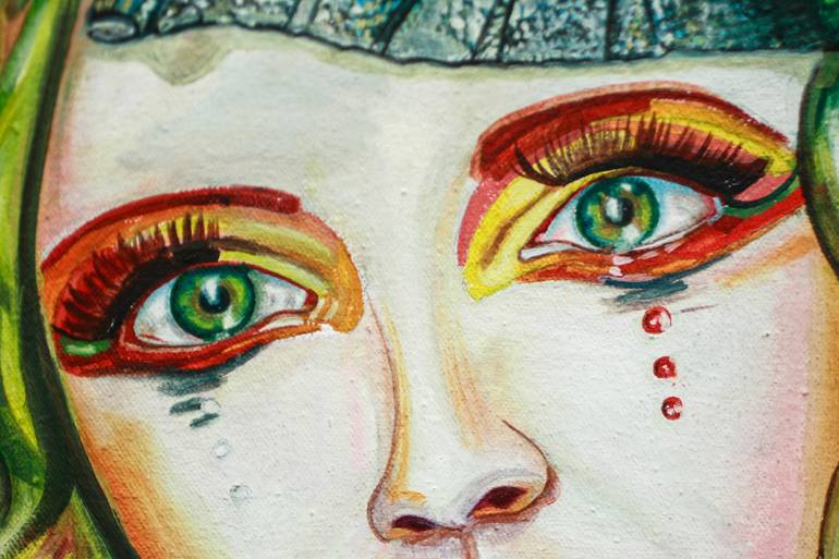 Original Figurative Pop Culture/Celebrity Painting by Lucia Monico