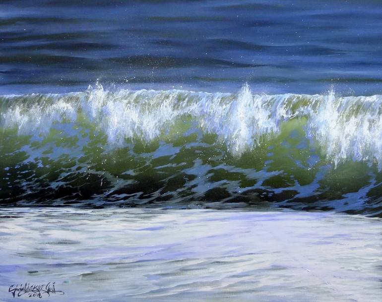 light wave Painting by art shchabelskyi | Saatchi Art