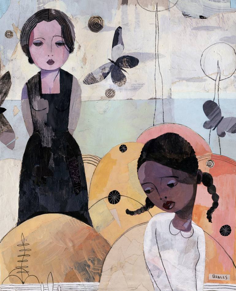 Original Figurative People Paintings by Sean Qualls
