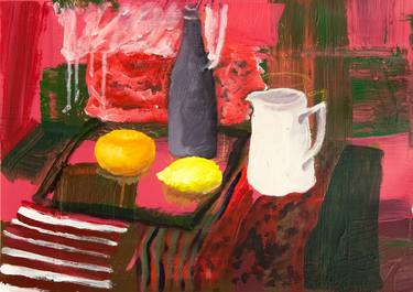 Original Abstract Still Life Paintings by Maksymilian Kulczycki