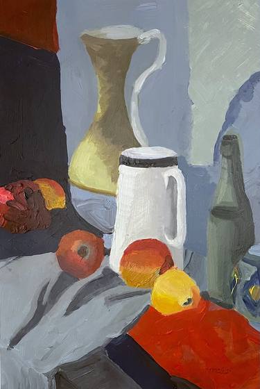 Original Expressionism Still Life Paintings by Maksymilian Kulczycki